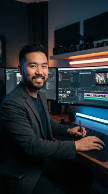 国产剪辑师王浩